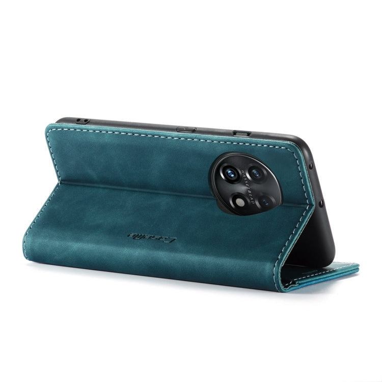 For OnePlus 11 CaseMe 013 Multifunctional Horizontal Flip Leather Phone Case(Blue) - OnePlus Cases by CaseMe | Online Shopping South Africa | PMC Jewellery | Buy Now Pay Later Mobicred