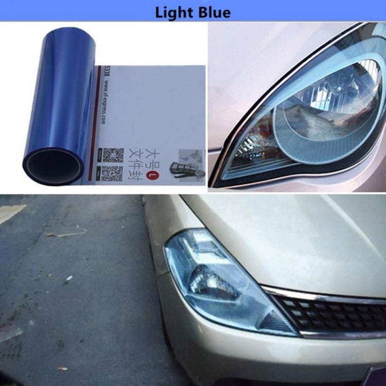 2pcs Car Headlight Protective Film Tail Light Film Motorcycle Fog Light Film, Size:30 x 100cm(Light Black) - Auto Film by PMC TechLife | Online Shopping South Africa | PMC TechLife | Buy Now Pay Later Mobicred
