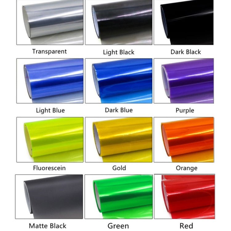 2pcs Car Headlight Protective Film Tail Light Film Motorcycle Fog Light Film, Size:30 x 100cm(Purple) - Auto Film by PMC TechLife | Online Shopping South Africa | PMC TechLife | Buy Now Pay Later Mobicred