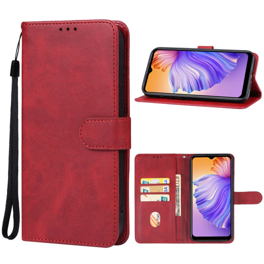 For DOOGEE N50 Leather Phone Case(Red) - Doogee Cases by PMC Jewellery | Online Shopping South Africa | PMC Jewellery | Buy Now Pay Later Mobicred