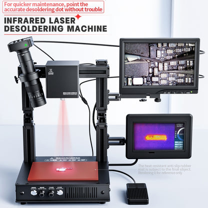 Mega-idea Intelligent Infrared Laser Desoldering Machine, Model:Without Microscope Set(US Plug) - Separation Equipment by QIANLI | Online Shopping South Africa | PMC Jewellery