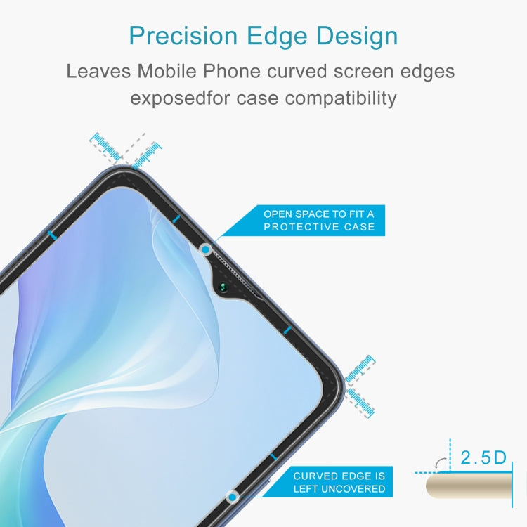 For Blackview Oscal C30 Pro 50pcs 0.26mm 9H 2.5D Tempered Glass Film - For Blackview by PMC TechLife | Online Shopping South Africa | PMC TechLife
