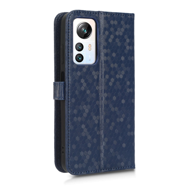 For Blackview A85 Honeycomb Dot Texture Leather Phone Case(Blue) - More Brand by PMC Jewellery | Online Shopping South Africa | PMC Jewellery | Buy Now Pay Later Mobicred