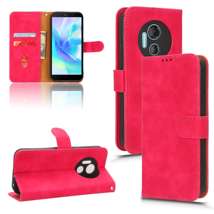 For Doogee X97 / X97 Pro Skin Feel Magnetic Flip Leather Phone Case(Rose Red) - Doogee Cases by PMC Jewellery | Online Shopping South Africa | PMC Jewellery | Buy Now Pay Later Mobicred