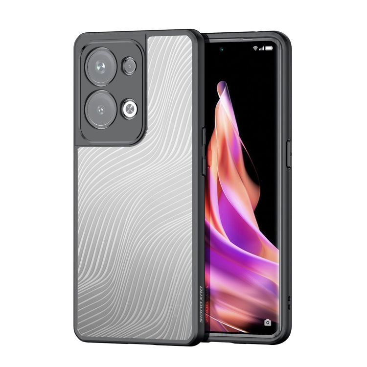 For OPPO Reno9 Pro+ DUX DUCIS Aimo Series TPU + PC Frosted Feel Phone Case(Black) - OPPO Cases by DUX DUCIS | Online Shopping South Africa | PMC Jewellery | Buy Now Pay Later Mobicred