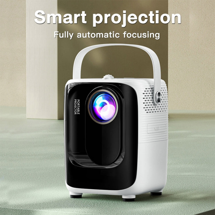 A007 Portable 1280 x 720 HD 113 ANSI Smart LED Projector, Plug:UK Plug(White) - Mini Projector by PMC TechLife | Online Shopping South Africa | PMC TechLife | Buy Now Pay Later Mobicred