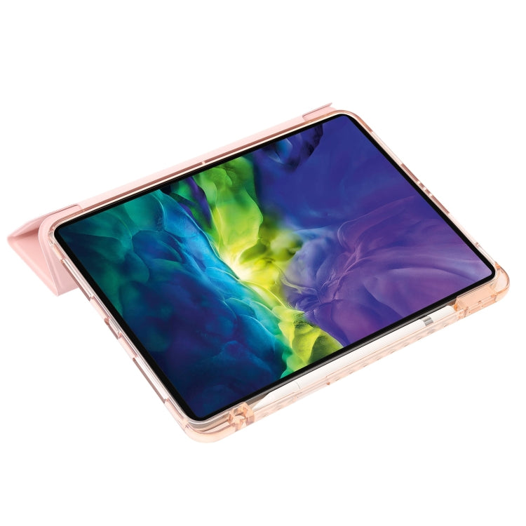 Clear Acrylic Leather Tablet Case For iPad Air 13 2024 / Pro 12.9 2022/ 2021 / 2020 / 2018(Black) - iPad Pro 12.9 (2022/2021) Cases by PMC TechLife | Online Shopping South Africa | PMC TechLife | Buy Now Pay Later Mobicred