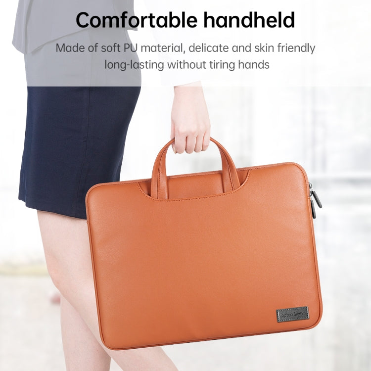Waterproof PU Laptop Bag Inner Bag, Size:15 inch(Black) - Other by PMC Jewellery | Online Shopping South Africa | PMC Jewellery | Buy Now Pay Later Mobicred