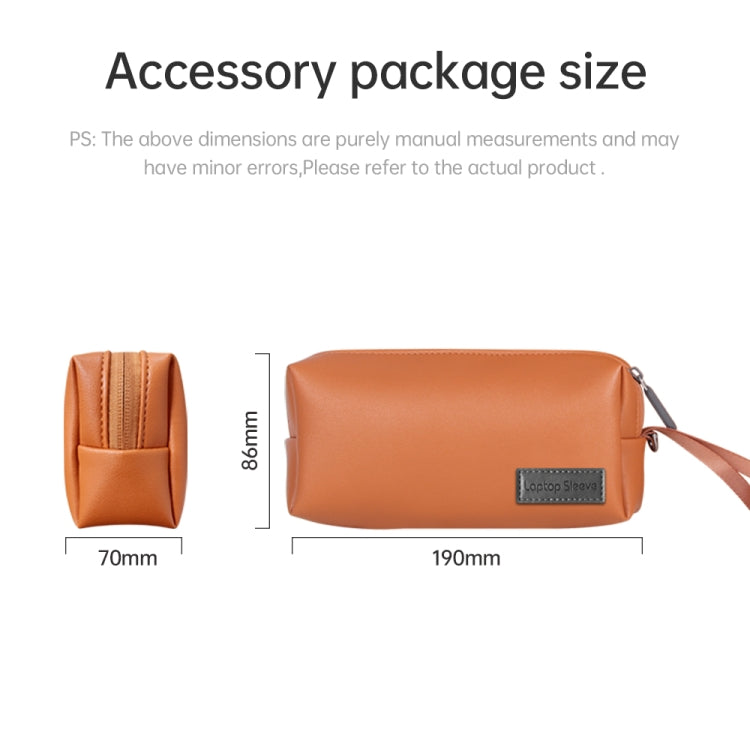 Waterproof PU Laptop Bag Inner Bag with Power Pack, Size:15 inch(Black) - Other by PMC TechLife | Online Shopping South Africa | PMC TechLife | Buy Now Pay Later Mobicred
