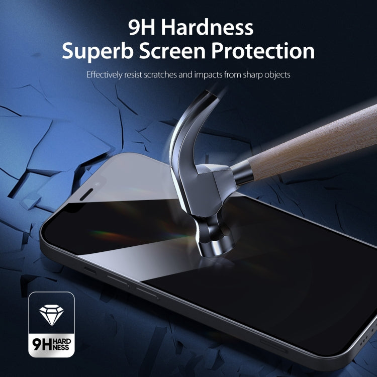 For iPhone 12 / 12 Pro 5pcs DUX DUCIS 0.33mm 9H High Aluminum Anti-spy HD Tempered Glass Film - free shipping - PMC Jewellery - Order now!