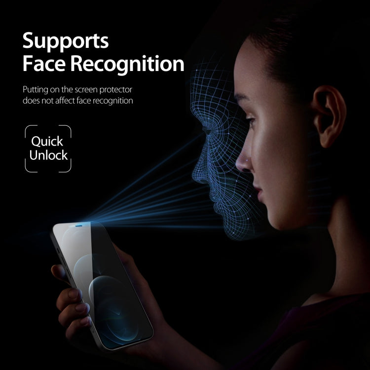 For iPhone 12 / 12 Pro 5pcs DUX DUCIS 0.33mm 9H High Aluminum Anti-spy HD Tempered Glass Film - free shipping - PMC Jewellery - Order now!