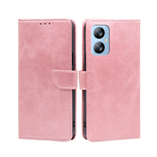 For Blackview A52 Calf Texture Buckle Flip Leather Phone Case(Rose Gold) - More Brand by PMC Jewellery | Online Shopping South Africa | PMC Jewellery | Buy Now Pay Later Mobicred