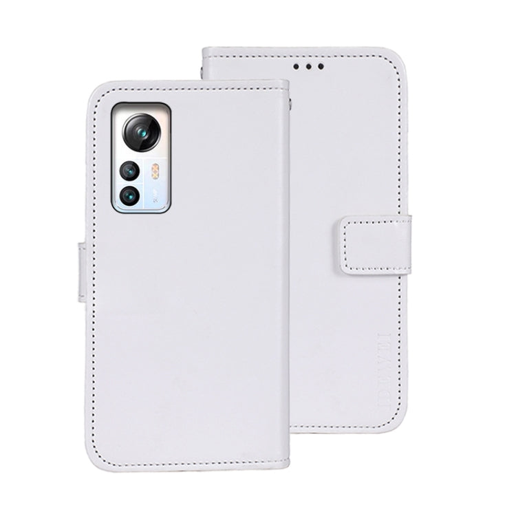 For Blackview A85 idewei Crazy Horse Texture Leather Phone Case with Holder(White) - More Brand by idewei | Online Shopping South Africa | PMC Jewellery | Buy Now Pay Later Mobicred