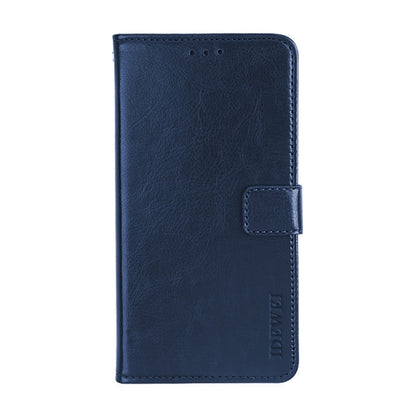 For Blackview A85 idewei Crazy Horse Texture Leather Phone Case with Holder(Blue) - More Brand by idewei | Online Shopping South Africa | PMC Jewellery | Buy Now Pay Later Mobicred