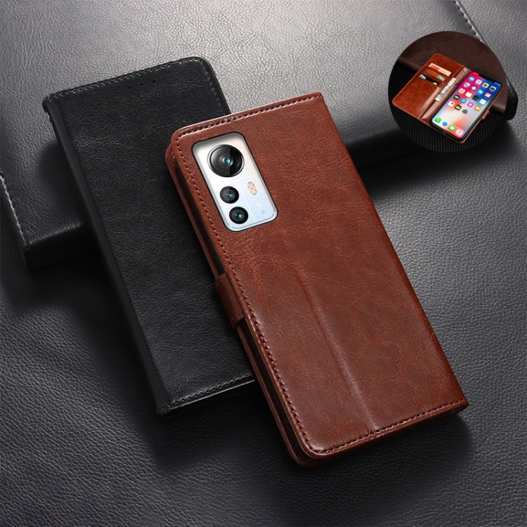 For Blackview A85 idewei Crazy Horse Texture Leather Phone Case with Holder(Rose Red) - More Brand by idewei | Online Shopping South Africa | PMC Jewellery | Buy Now Pay Later Mobicred