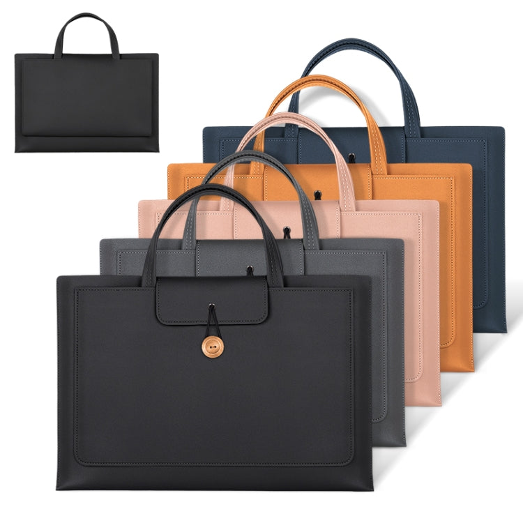 15-16 inch Universal Elastic Thread Button Portable Laptop Inner Bag(Dark Grey) - 15 inch by PMC TechLife | Online Shopping South Africa | PMC TechLife | Buy Now Pay Later Mobicred