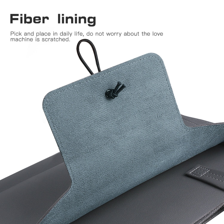 15-16 inch Universal Elastic Thread Button Portable Laptop Inner Bag(Brown) - 15 inch by PMC TechLife | Online Shopping South Africa | PMC TechLife | Buy Now Pay Later Mobicred
