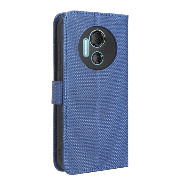 For Doogee X97 / X97 Pro Diamond Texture Leather Phone Case(Blue) - Doogee Cases by PMC Jewellery | Online Shopping South Africa | PMC Jewellery | Buy Now Pay Later Mobicred