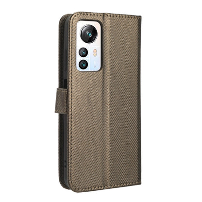 For Blackview A85 Diamond Texture Leather Phone Case(Brown) - More Brand by PMC Jewellery | Online Shopping South Africa | PMC Jewellery | Buy Now Pay Later Mobicred