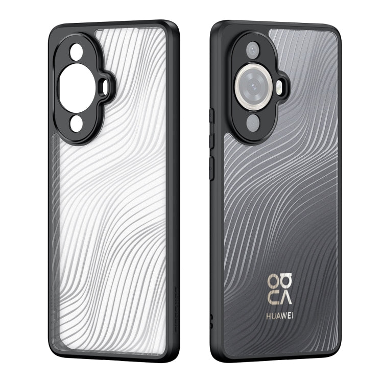 For Huawei nova 11 Ultra DUX DUCIS Aimo Series TPU + PC Frosted Phone Case(Black) - Huawei Cases by DUX DUCIS | Online Shopping South Africa | PMC Jewellery | Buy Now Pay Later Mobicred