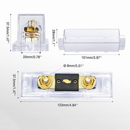 2 in 1 ANL Car Fuse Holder Electrical Protection Insulating Cover, Current:150A - Fuse by PMC Jewellery | Online Shopping South Africa | PMC Jewellery | Buy Now Pay Later Mobicred