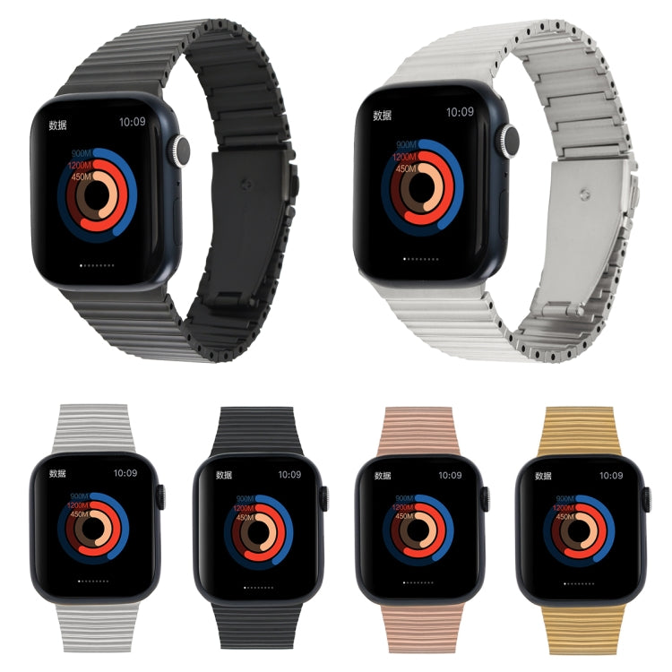 Ocean Metal Replacement Watch Band For Apple Watch Ultra 2 49mm(Rose Gold) - free shipping - PMc TechLife - Order now!
