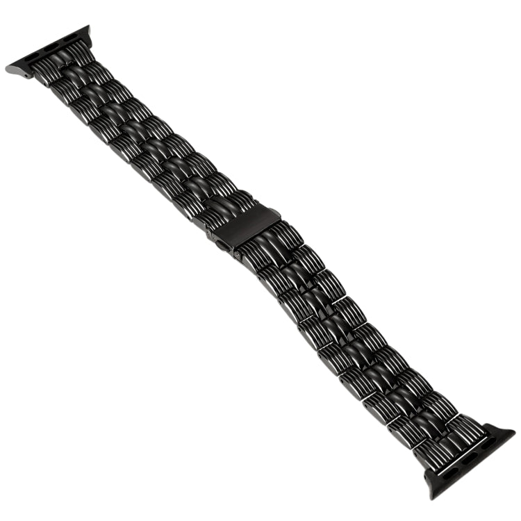 3-Beads Stripe Metal Watch Band For Apple Watch Series 10 42mm(Black) - free shipping - PMc TechLife - Order now!
