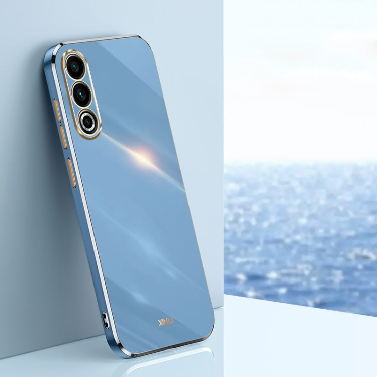 For Meizu 20 5G XINLI Straight Edge 6D Electroplate TPU Phone Case(Celestial Blue) - Meizu by XINLI | Online Shopping South Africa | PMC Jewellery | Buy Now Pay Later Mobicred