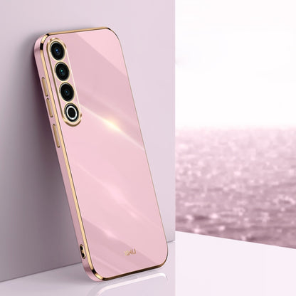 For Meizu 20 Pro 5G XINLI Straight Edge 6D Electroplate TPU Phone Case(Cherry Purple) - Meizu by XINLI | Online Shopping South Africa | PMC Jewellery | Buy Now Pay Later Mobicred