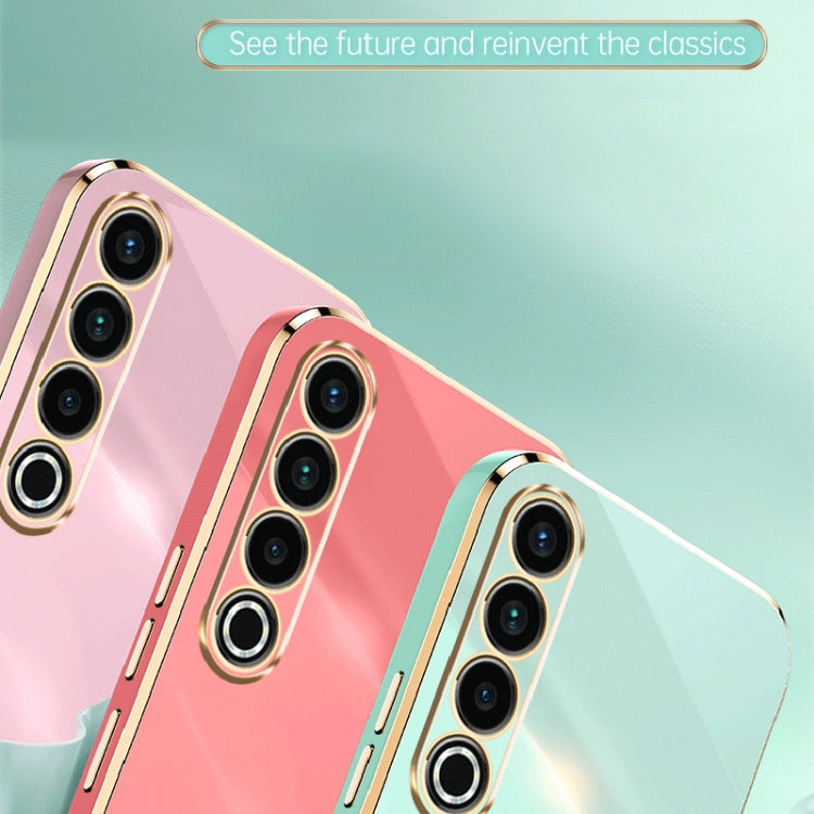 For Meizu 20 Pro 5G XINLI Straight Edge 6D Electroplate TPU Phone Case(Pink) - free shipping - PMC Jewellery - Order now!