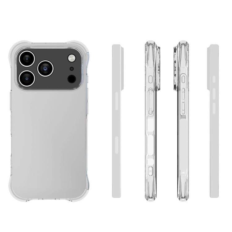 For iPhone 17 Pro Shockproof Non-slip Thickening TPU Phone Case(Transparent) - free shipping - PMc TechLife - Order now!