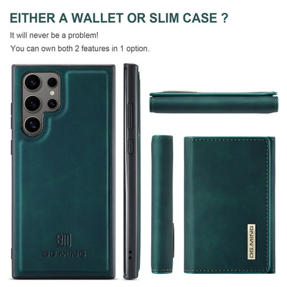 For Samsung Galaxy S24 Ultra 5G DG.MING M1 Series 3-Fold Multi Card Wallet + Magnetic Phone Case(Green) - Galaxy S24 Ultra 5G Cases by DG.MING | Online Shopping South Africa | PMC Jewellery | Buy Now Pay Later Mobicred