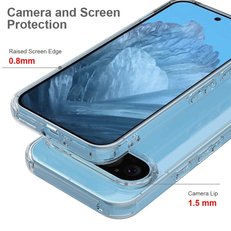 For Google Pixel 9 Pro Scratchproof Acrylic TPU Phone Case(Transparent) - free shipping - PMC TechLife - Order now!