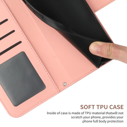 For Xiaomi Redmi Note 13 4G Global Skin Feel Sun Flower Embossed Flip Leather Phone Case with Lanyard(Pink) - Note 13 Cases by PMC Jewellery | Online Shopping South Africa | PMC Jewellery | Buy Now Pay Later Mobicred