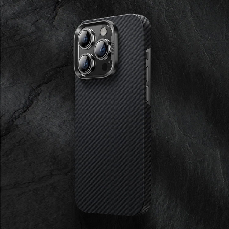 For iPhone 14 Pro Max Benks 600D MagSafe Kevlar Carbon Fiber Phone Case(Black) - iPhone 14 Pro Max Cases by Benks | Online Shopping South Africa | PMC Jewellery