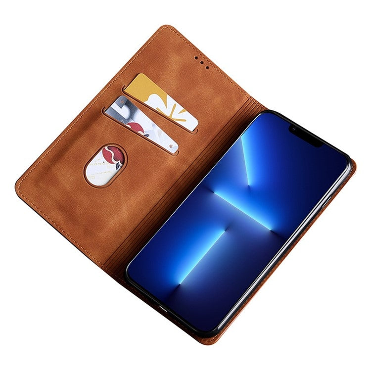 For Xiaomi Redmi K60 Ultra Skin Feel Magnetic Leather Phone Case(Light Brown) - Redmi K60 Ultra Cases by PMC TechLife | Online Shopping South Africa | PMC TechLife | Buy Now Pay Later Mobicred