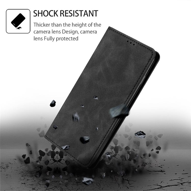 For Huawei Pura 70 Pro / Pro+ Skin Feel Magnetic Leather Phone Case(Black) - Huawei Cases by PMC Jewellery | Online Shopping South Africa | PMC Jewellery | Buy Now Pay Later Mobicred