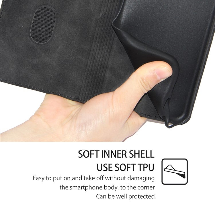 For Huawei Pura 70 Pro / Pro+ Skin Feel Magnetic Leather Phone Case(Black) - Huawei Cases by PMC Jewellery | Online Shopping South Africa | PMC Jewellery | Buy Now Pay Later Mobicred