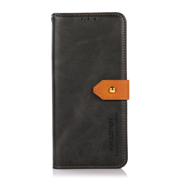 For Xiaomi Redmi Note 13 5G Global KHAZNEH Cowhide Texture Flip Leather Phone Case(Black) - Note 13 Cases by PMC Jewellery | Online Shopping South Africa | PMC Jewellery | Buy Now Pay Later Mobicred