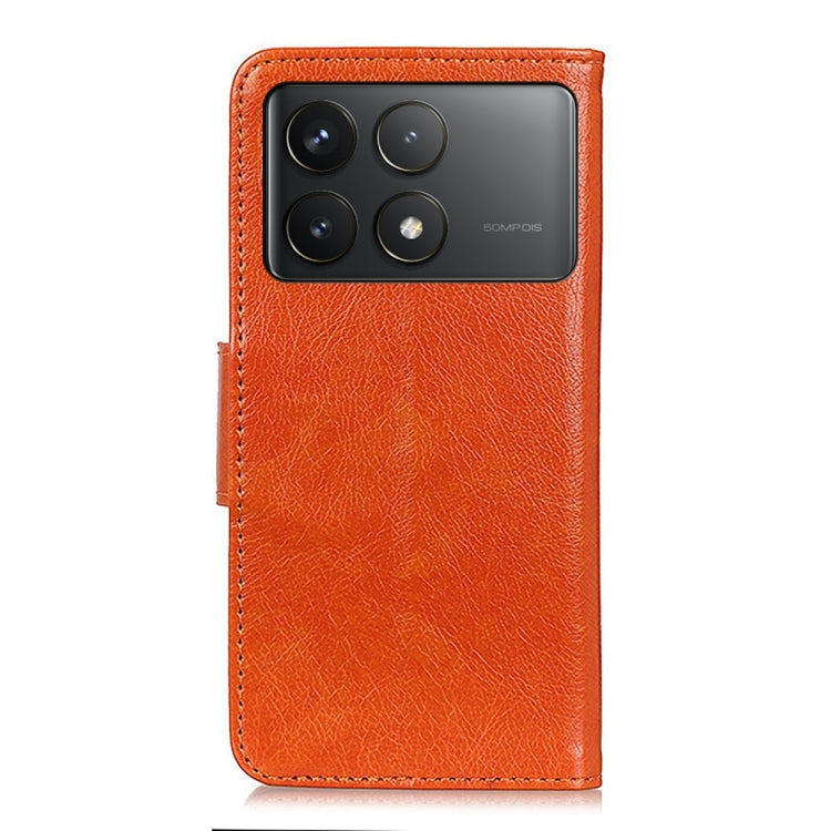 For Xiaomi Redmi K70 5G / K70 Pro 5G Nappa Texture Horizontal Flip Leather Phone Case(Orange) - K70 Cases by PMC Jewellery | Online Shopping South Africa | PMC Jewellery | Buy Now Pay Later Mobicred