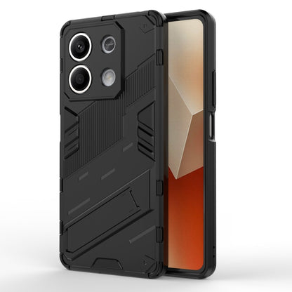 For Xiaomi Redmi Note 13 Punk Armor 2 in 1 PC + TPU Phone Case(Black) - Note 13 Cases by PMC Jewellery | Online Shopping South Africa | PMC Jewellery | Buy Now Pay Later Mobicred