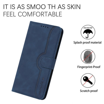 For Xiaomi 14 Heart Pattern Skin Feel Leather Phone Case(Royal Blue) - 14 Cases by PMC Jewellery | Online Shopping South Africa | PMC Jewellery | Buy Now Pay Later Mobicred