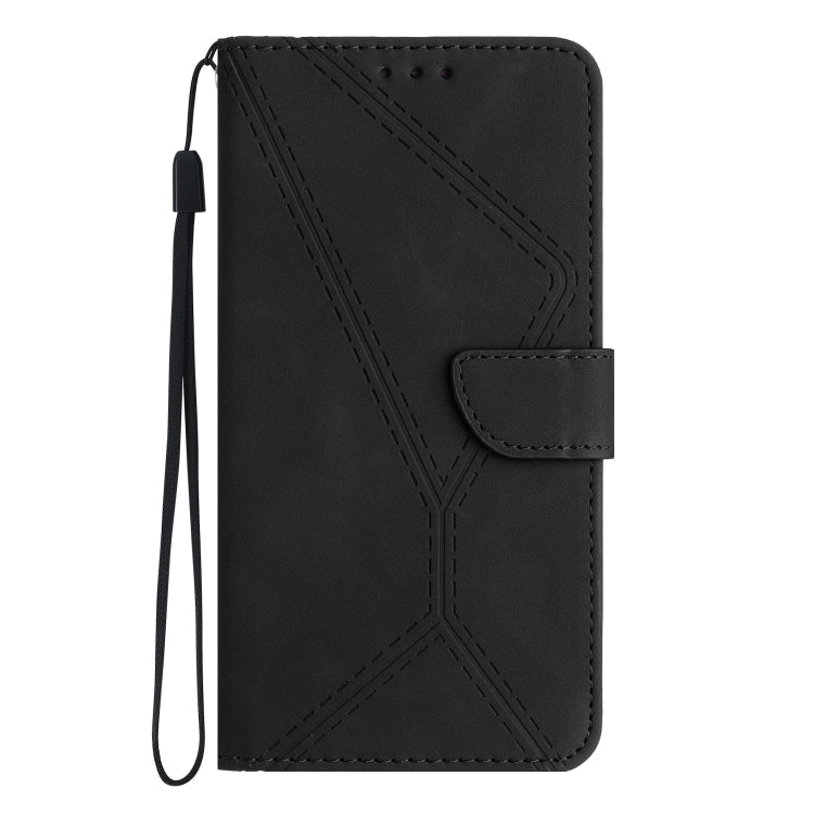 For Motorola Moto G52J Stitching Embossed Leather Phone Case(Black) - free shipping - PMC TechLife - Order now!