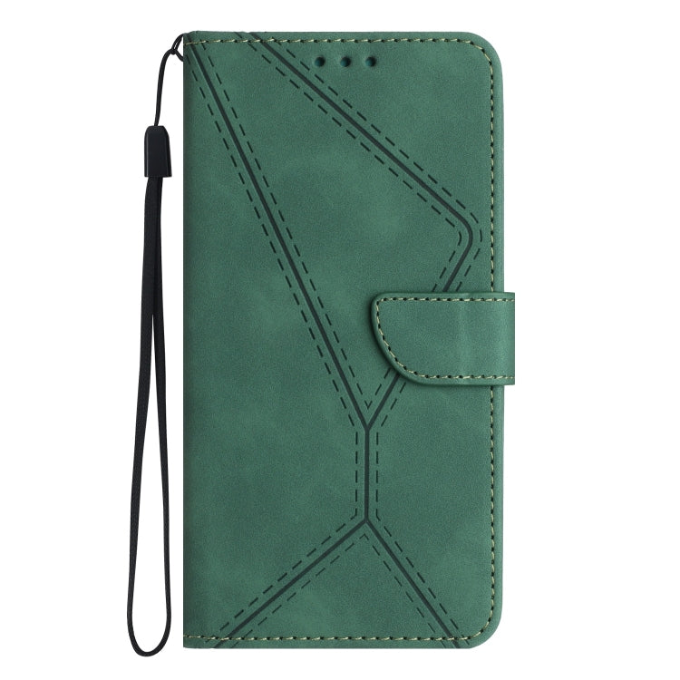 For Motorola Moto G72 4G Stitching Embossed Leather Phone Case(Green) - free shipping - PMC TechLife - Order now!