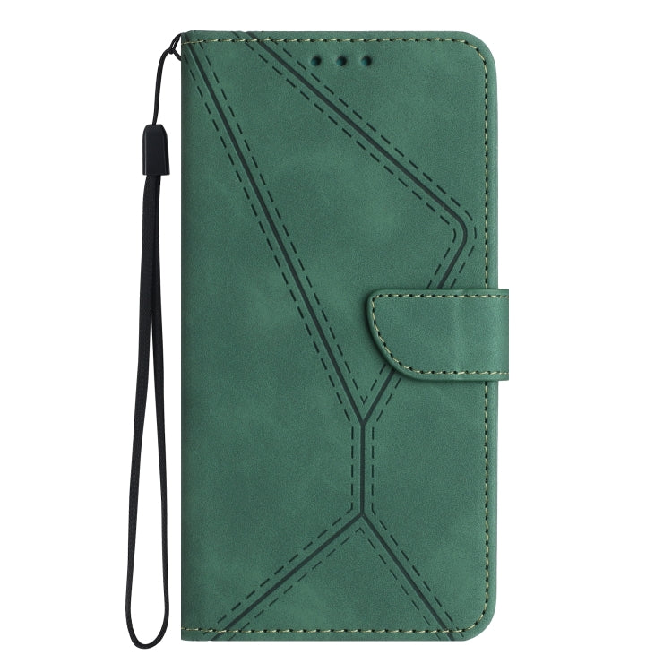 For Motorola Moto G84 Stitching Embossed Leather Phone Case(Green) - free shipping - PMC TechLife - Order now!