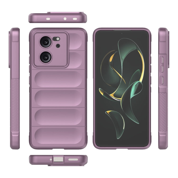 For Xiaomi Redmi K60 Ultra Magic Shield TPU + Flannel Phone Case(Purple) - Redmi K60 Ultra Cases by PMC Jewellery | Online Shopping South Africa | PMC Jewellery | Buy Now Pay Later Mobicred