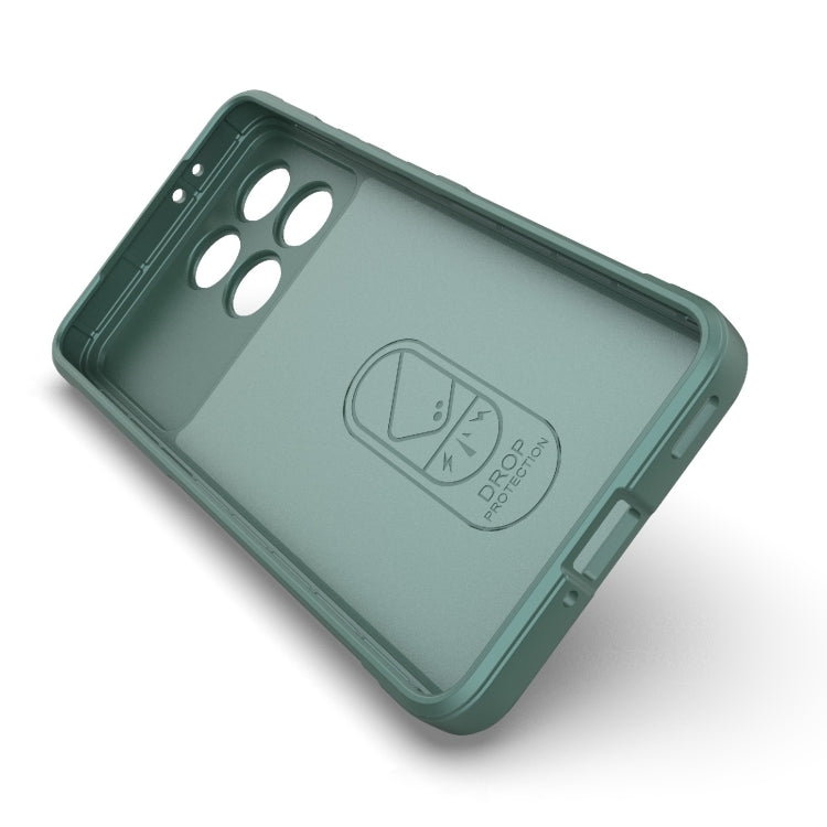 For Xiaomi Redmi K70 / K70 Pro 5G Magic Shield TPU + Flannel Phone Case(Dark Grey) - K70 Pro Cases by PMC TechLife | Online Shopping South Africa | PMC TechLife | Buy Now Pay Later Mobicred