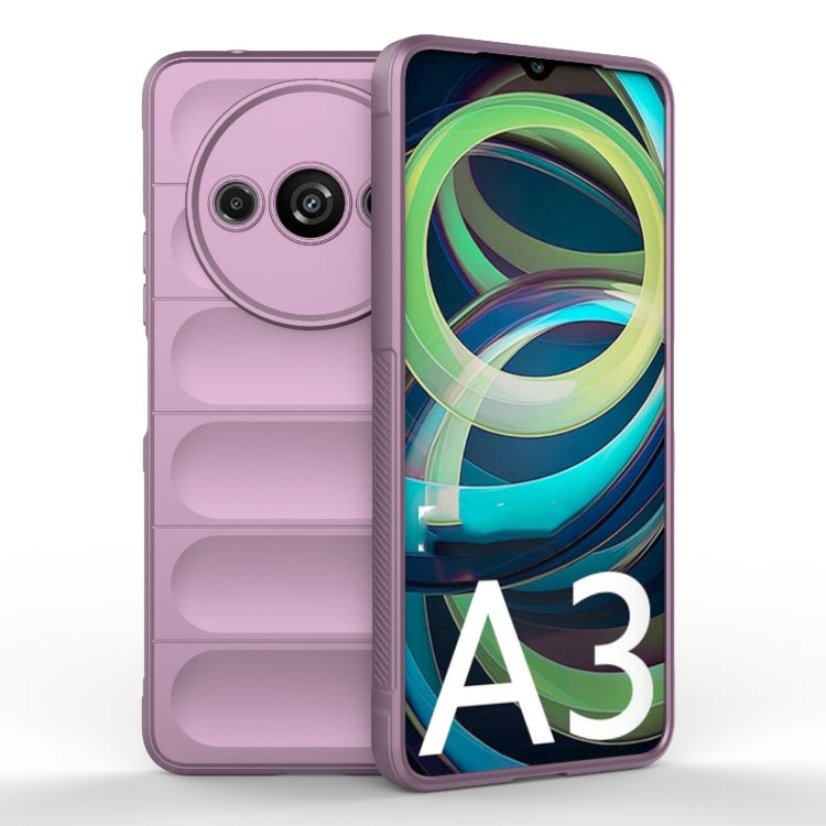 For Xiaomi Redmi A3 4G Global Magic Shield TPU + Flannel Phone Case(Purple) - Xiaomi Cases by PMC Jewellery | Online Shopping South Africa | PMC Jewellery | Buy Now Pay Later Mobicred