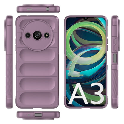 For Xiaomi Redmi A3 4G Global Magic Shield TPU + Flannel Phone Case(Purple) - Xiaomi Cases by PMC Jewellery | Online Shopping South Africa | PMC Jewellery | Buy Now Pay Later Mobicred