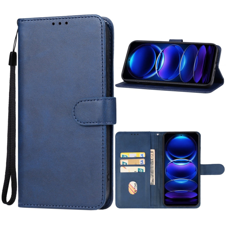 For Xiaomi Redmi Note 12R Pro Leather Phone Case(Blue) - Xiaomi Cases by PMC Jewellery | Online Shopping South Africa | PMC Jewellery | Buy Now Pay Later Mobicred